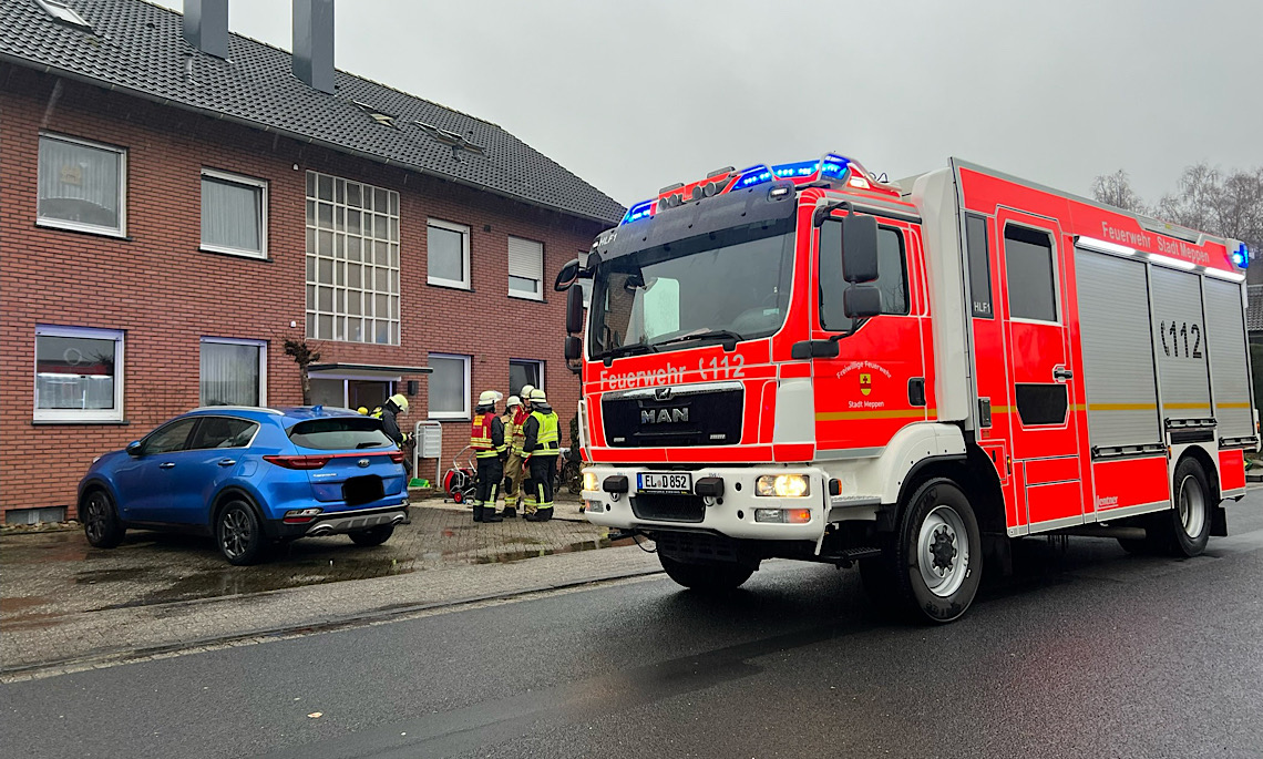 Meppen – Defekter Gasherd löst Feuerwehreinsatz aus