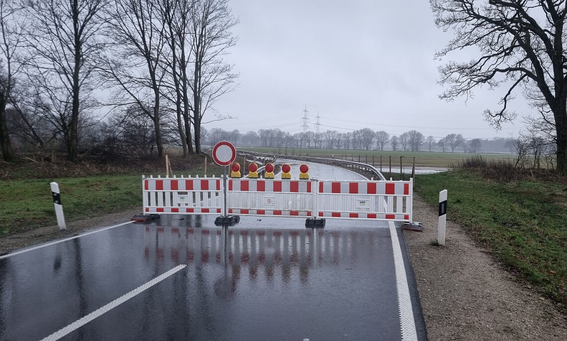 Hochwasser in Meppen: Stadt gibt Entwarnung