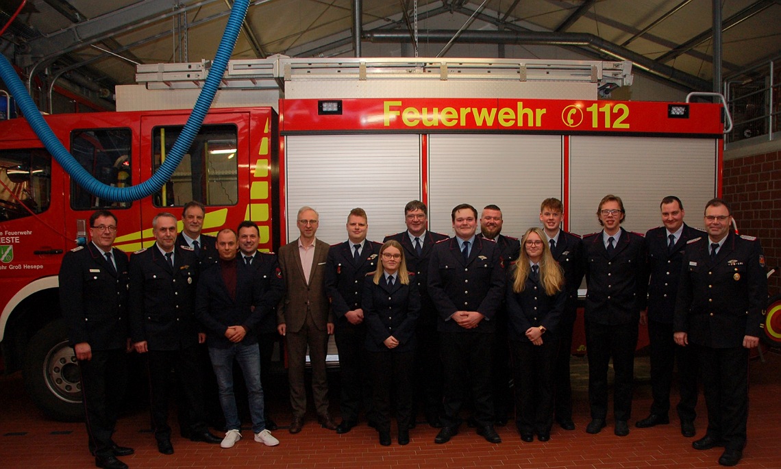 Jahresdienstversammlung der Feuerwehr Groß Hesepe