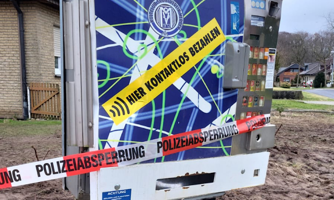 Haren – Zeugen nach Sprengung von Zigarettenautomaten gesucht