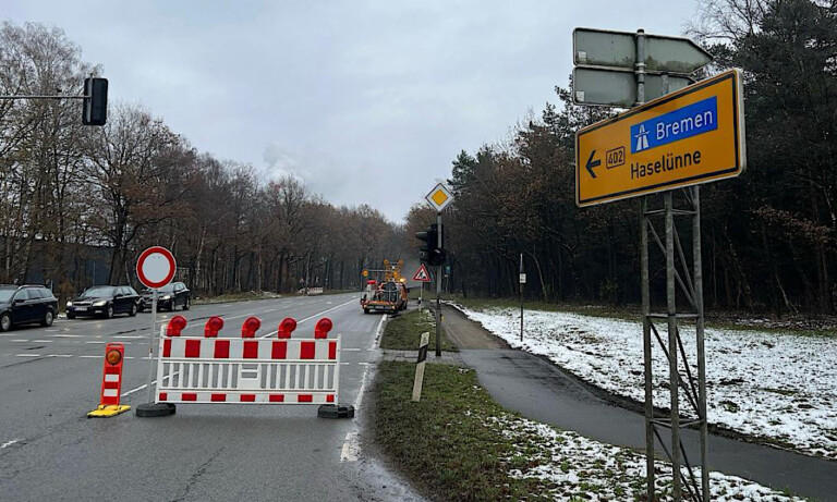 Meppen/ Haselünne – Wieder freie Fahrt auf der B402