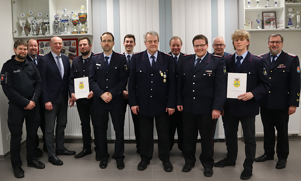 Jahresdienstversammlung der Freiwilligen Feuerwehr Andervenne