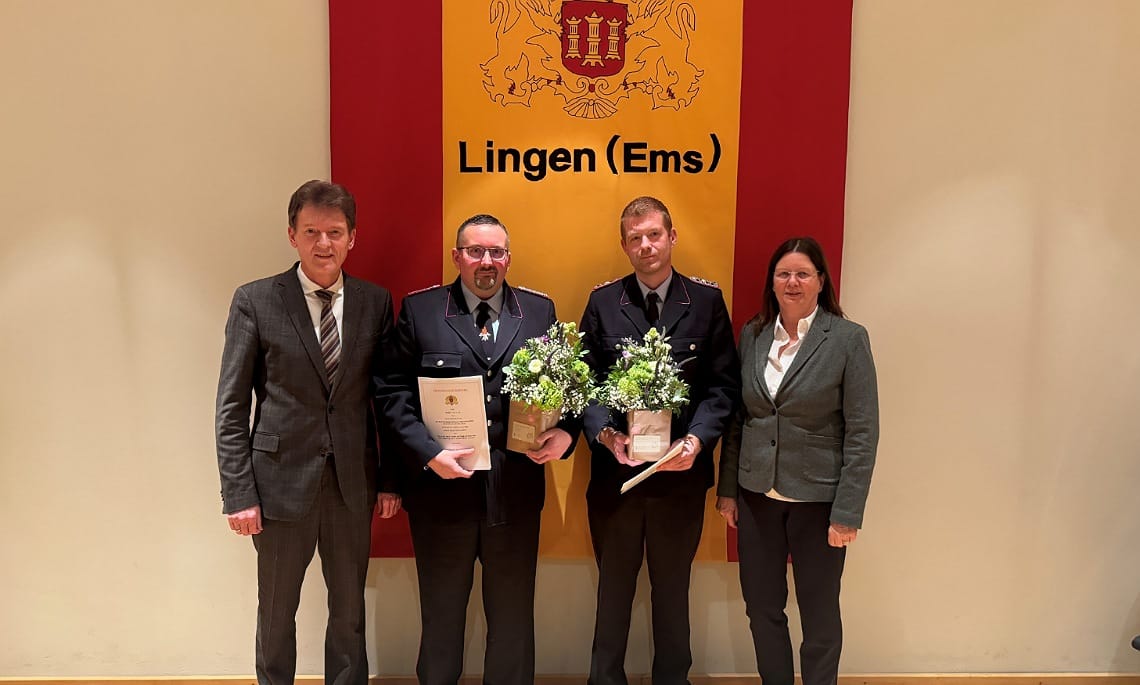 Neue Führungsspitze bei Ortsfeuerwehr Lingen