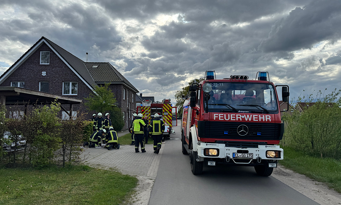 Groß Hesepe – Schnelles Eingreifen der Feuerwehr verhindert Schlimmeres