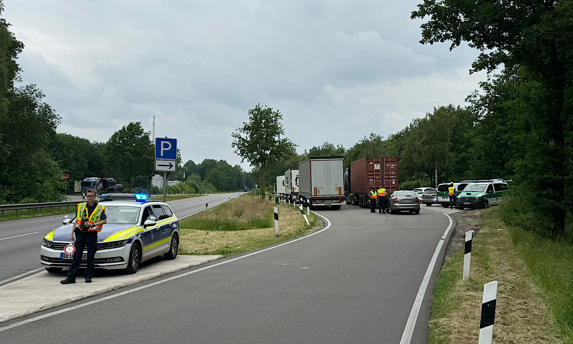 Meppen – Zoll führt Kontrollen an B402 durch