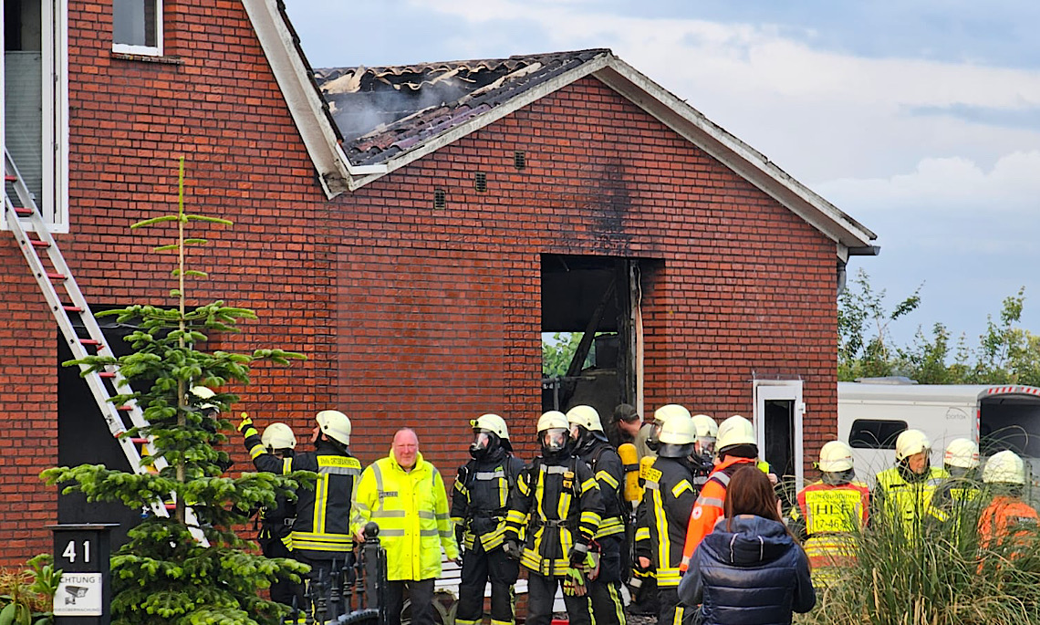 Haren – Brand in Werkstatt an Schwartenberger Straße