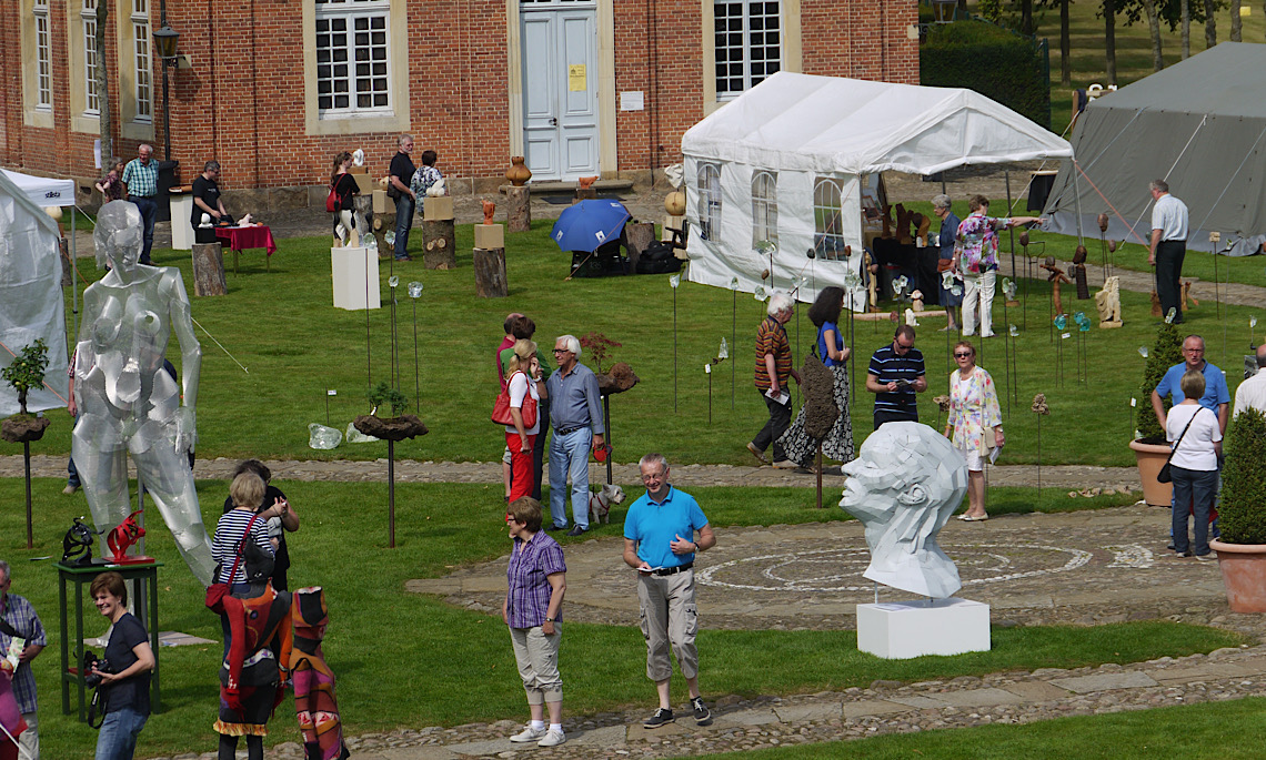 Kunstmarkt ParkArt auf Schloss Clemenswerth