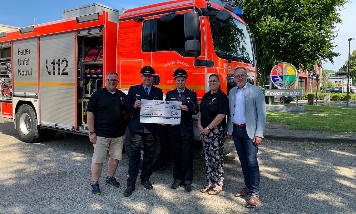 Meppen – Driving4Help spendet 12.000 Euro an die Jugendfeuerwehr