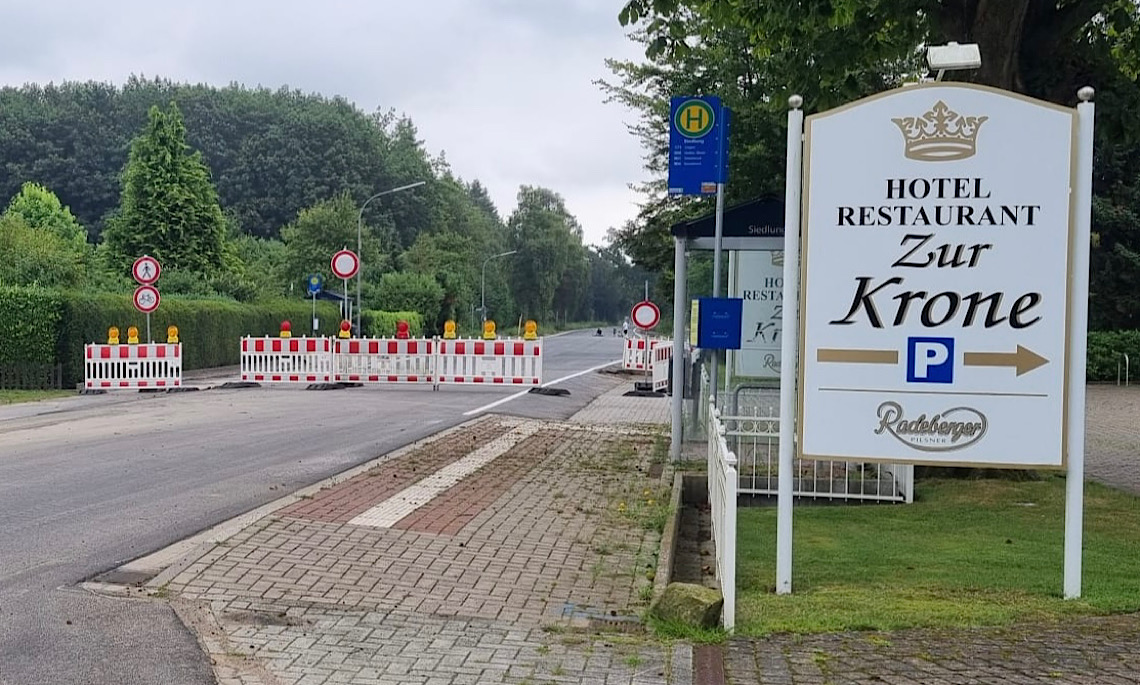 Wie lange bleibt die L67 zwischen Geeste und B70 noch gesperrt?