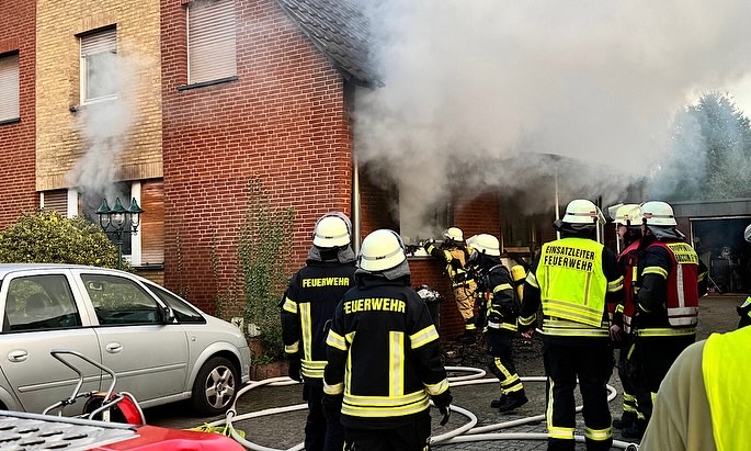 Lingen – Brand in Wohnhaus am Brockhauser Weg