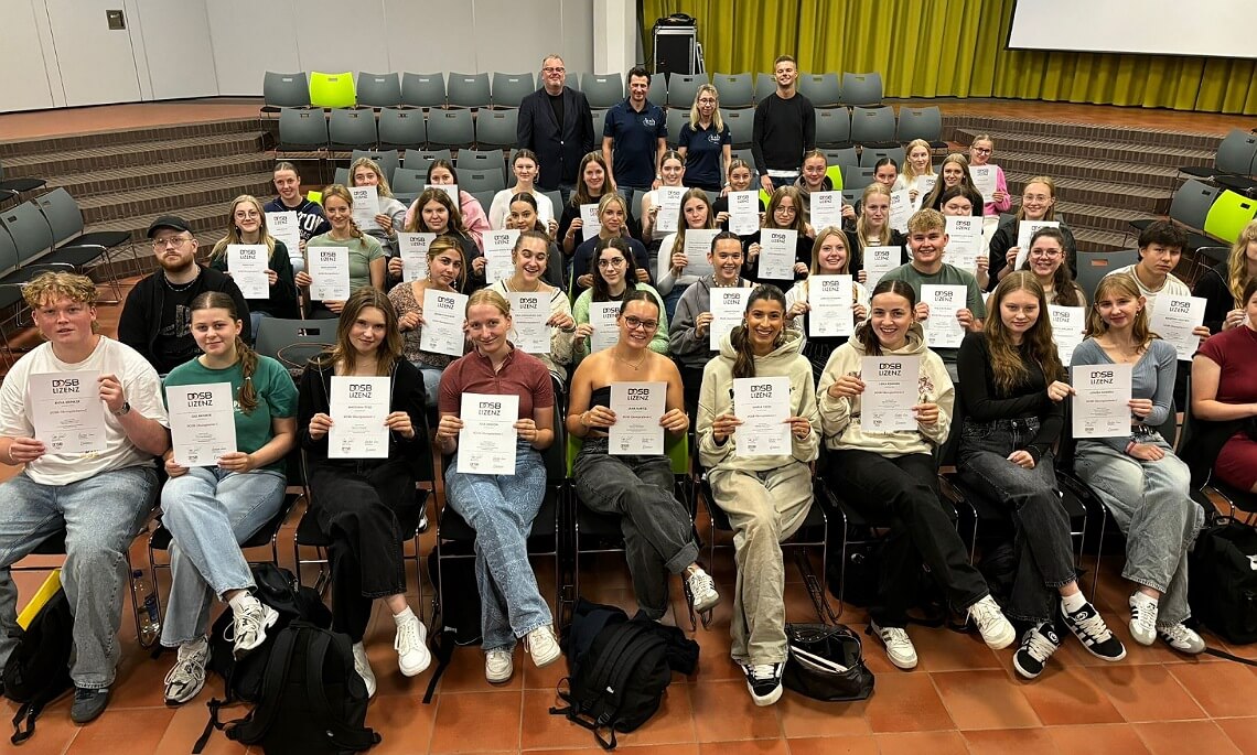 40 Schülerinnen und Schüler schließen erfolgreich verkürzte Übungsleiter-C Ausbildung ab