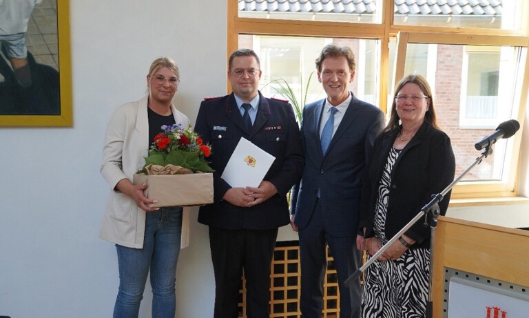 Lingen – Daniel Herbers neuer stellvertretender Stadtbrandmeister