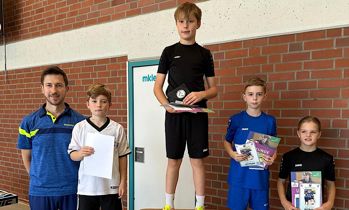 Junge Talente bei Meppener Minimeisterschaften im Tischtennis