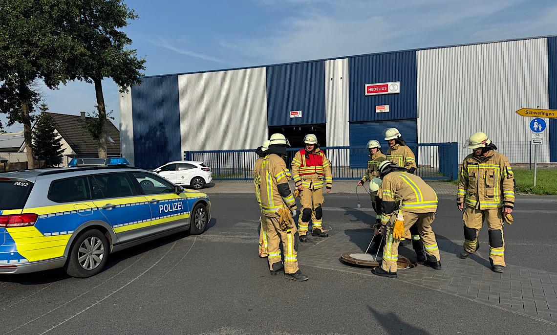 Meppen – Gasalarm im Industriegebiet Nödike