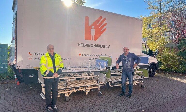 Marien Hospital spendet Betten an moldawische Klinik über Helping Hands