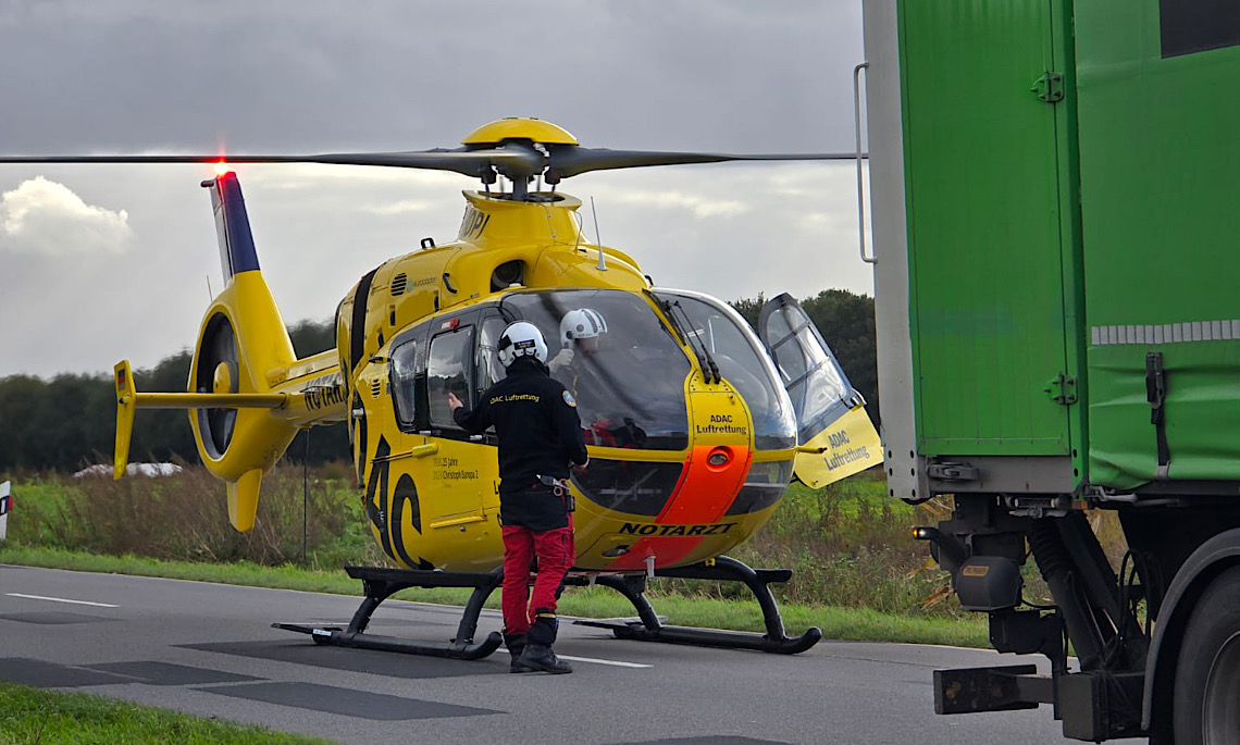 Geeste – Motorradfahrer nach Unfall verstorben