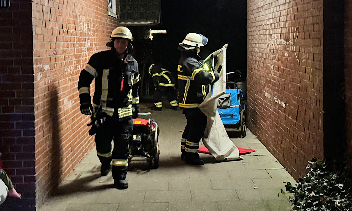 Lingen – Feuerwehreinsatz in Delpstraße