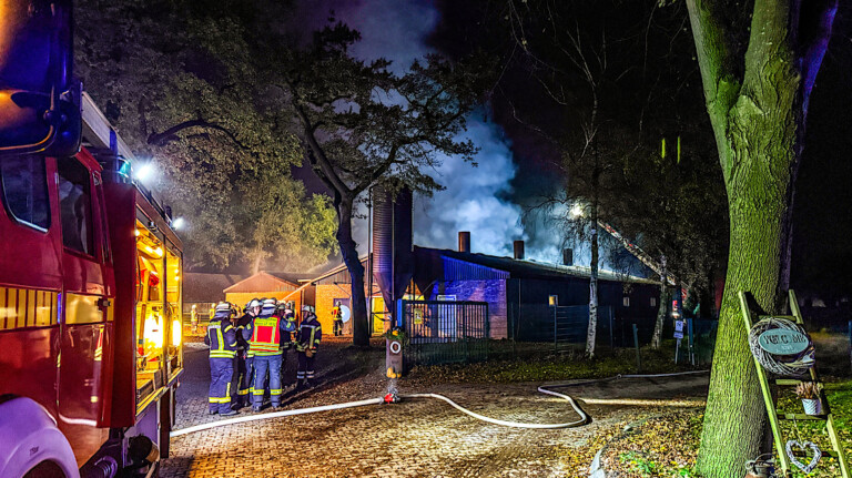 Haren – Brand auf landwirtschaftlichen Anwesen