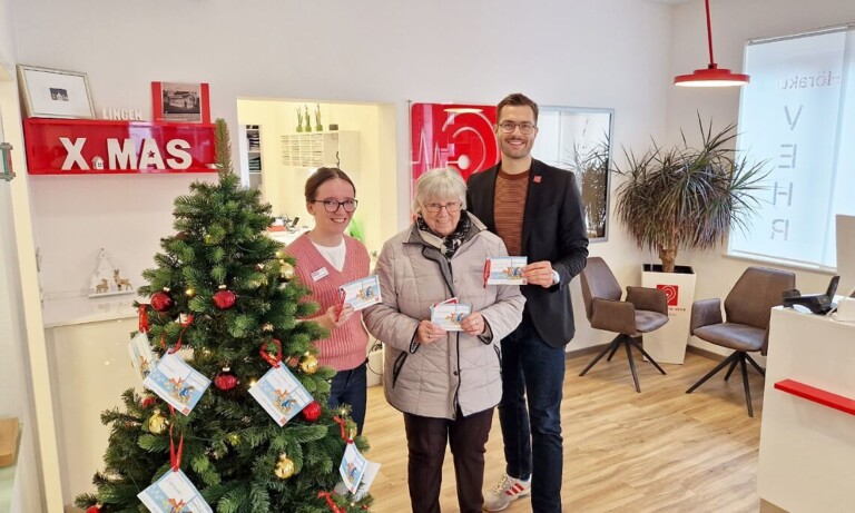 Lingen – Wunschbaum-Aktion für die Kinder- und Jugendhilfe bei Hörakustik Vehr