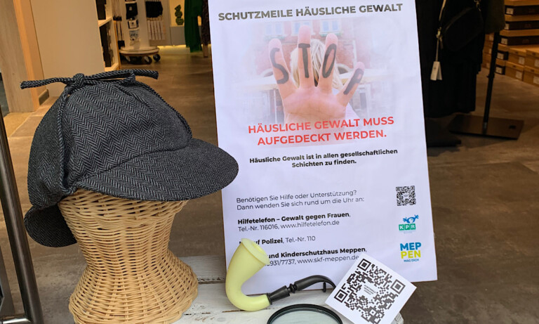 Meppen – Eine Ausstellung der besonderen Art – „Schutzmeile Häusliche Gewalt“