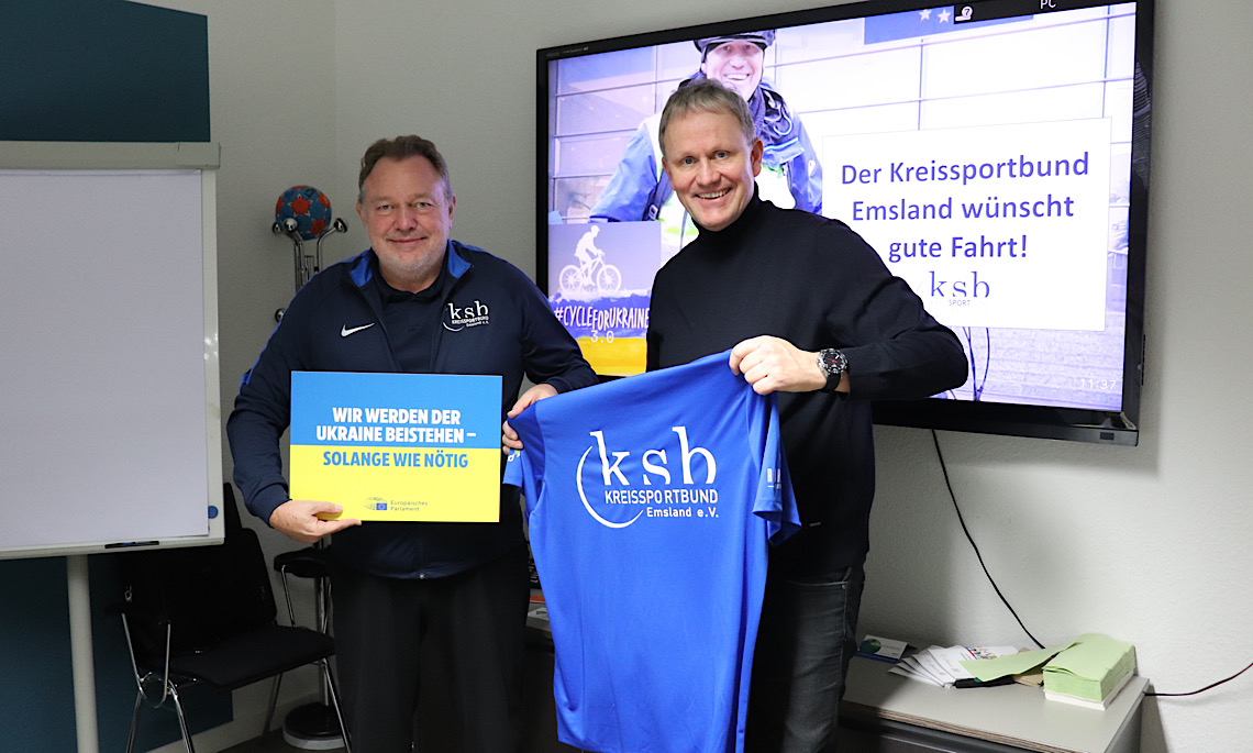 Vom Emsland ins Elsass – KSB Emsland unterstützt Spenden-Fahrradtour von Jens Gieseke