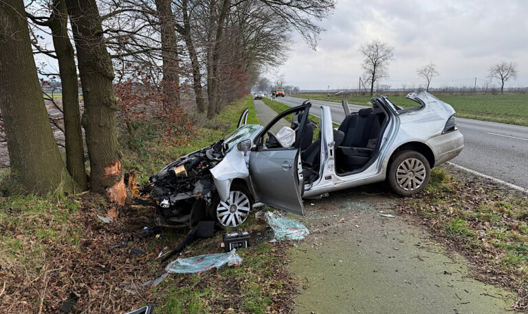 Meppen – Unfall auf L47 in Höhe Rühle