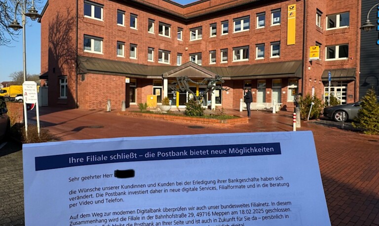 Meppen – Filiale der Post schließt am 18.02.2025