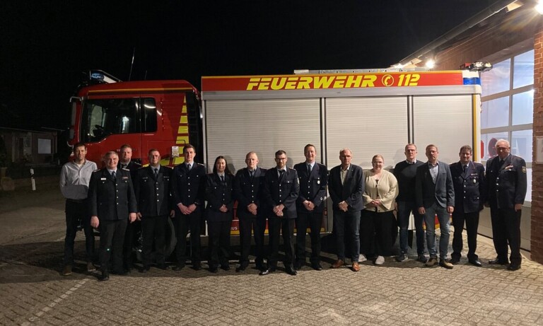 Jahresdienstversammlung Freiwillige Feuerwehr Lingen Ortsfeuerwehr Brögbern