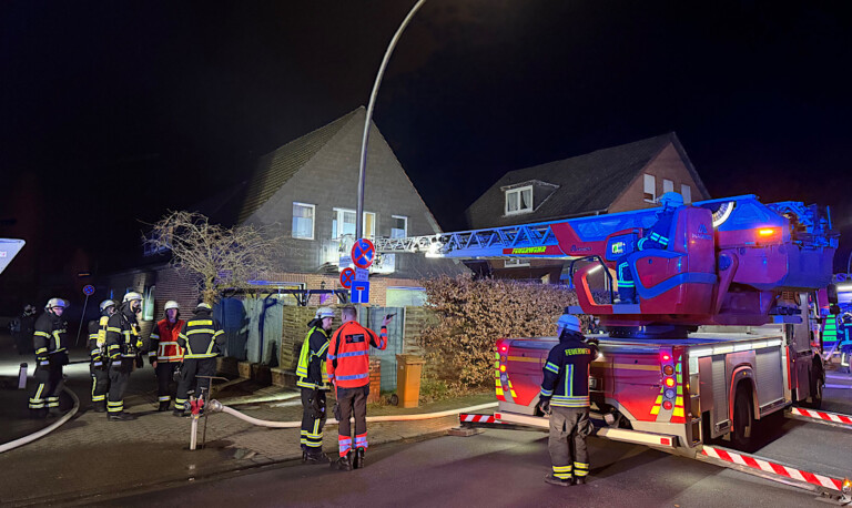 Lingen – Brand in Mehrfamilienhaus